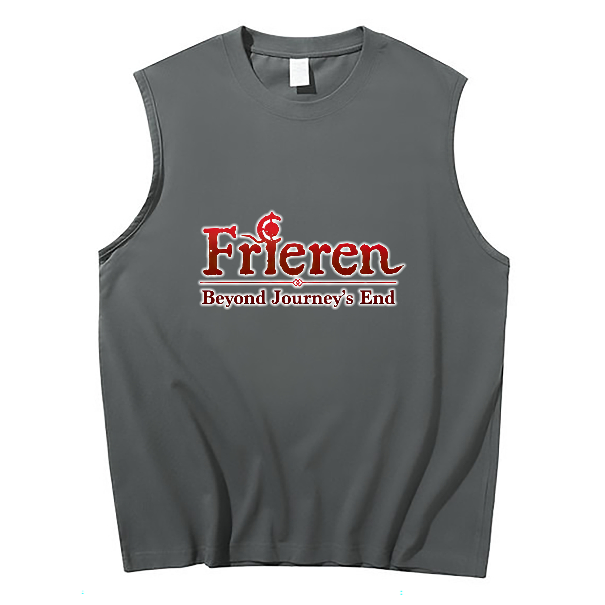 （画像用） 葬送のフリーレン Frieren コットン100％タンクトップ（フロントプリント）
